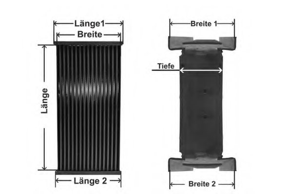 AKS DASIS 680649N Radiator Core, intercooler